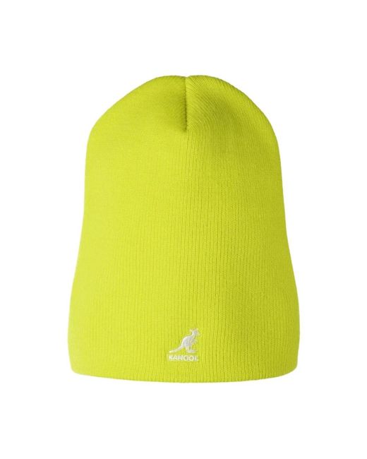 Kangol Accessoires ,Geel ,Gele Acryl Sweater in het Green