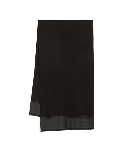 Winter Scarves di Corneliani in Black da Uomo