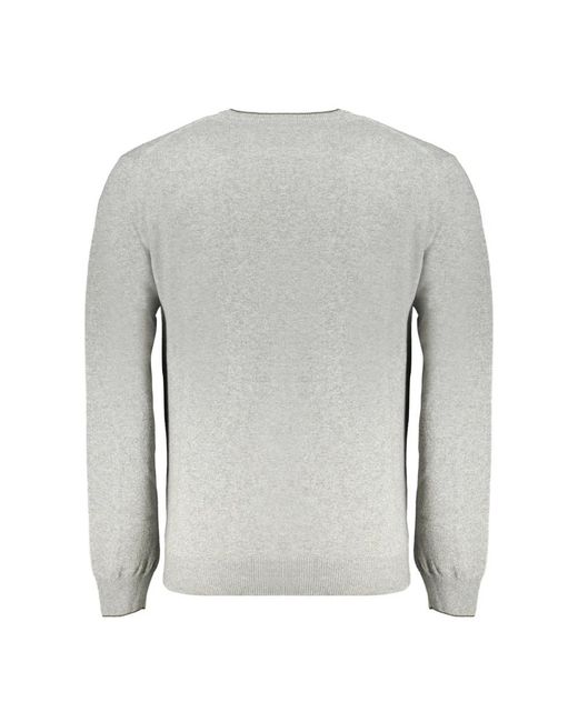 Harmont & Blaine Gray Round-Neck Knitwear for men