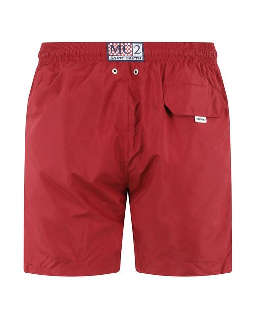 Mc2 Saint Barth Red Beachwear for men