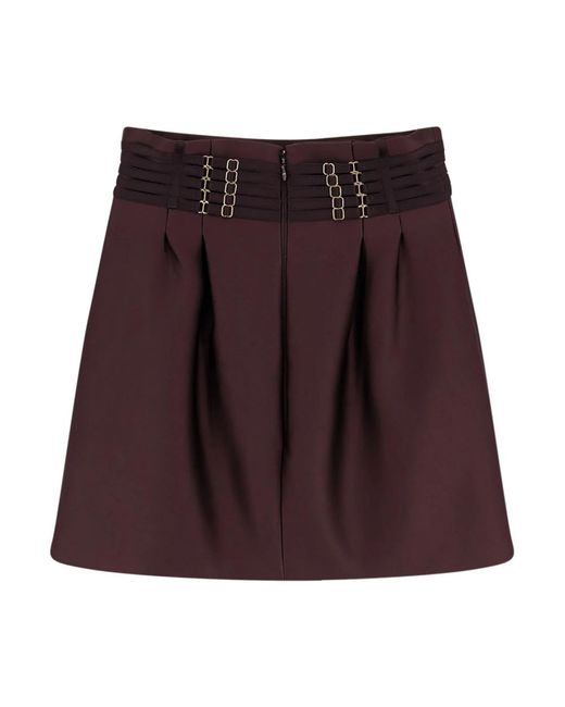 Elisabetta Franchi Purple Short Skirts