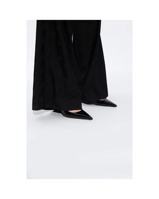 Dolce & Gabbana Black Lederschuhe