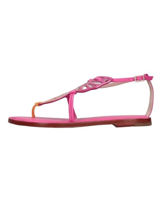 Flat Sandals di Sophia Webster in Pink
