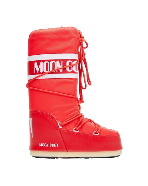 Moon Boot Red Winter Boots for men