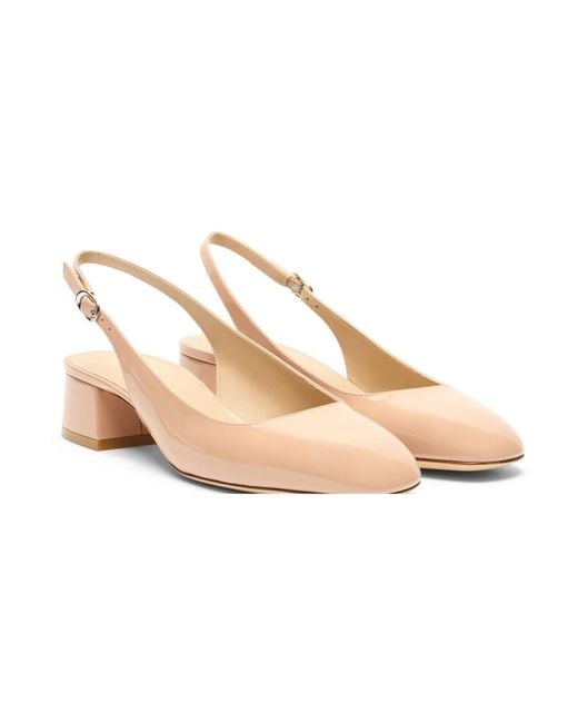 Stuart Weitzman Natural Pumps