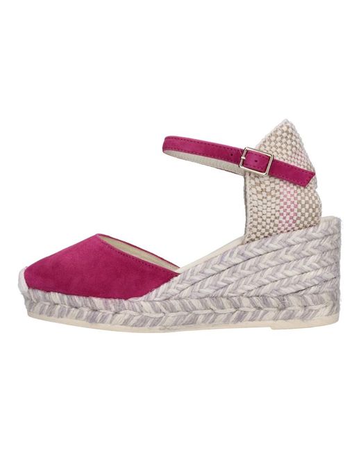 Wedges Espadrilles en coloris Pink