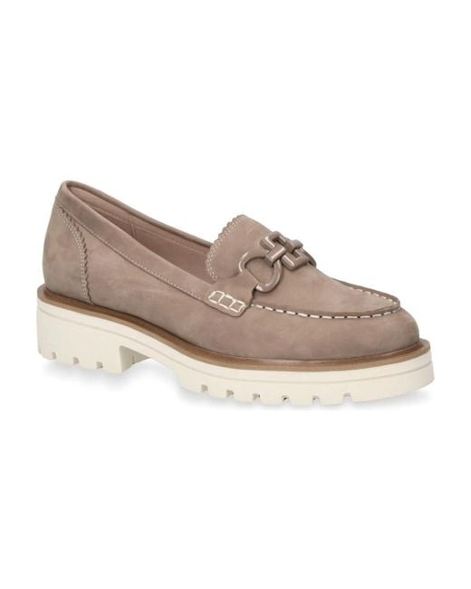 Caprice Gray Loafers