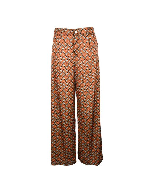 Think! Brown Wide Trousers