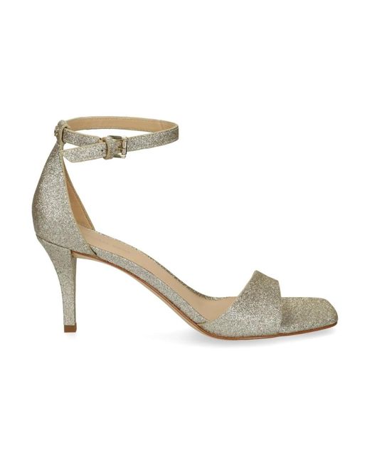 Michael Kors Metallic Goldene sandalen für frauen