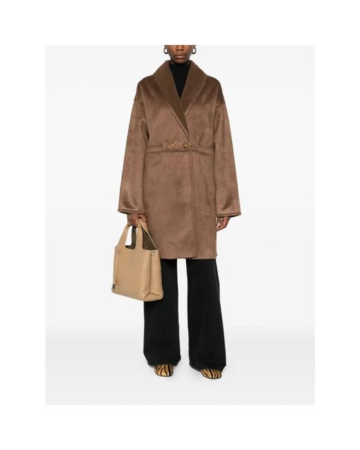 Betta Corradi Mont Coat in het Brown