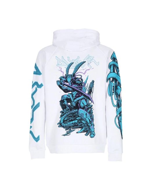 DOLLY NOIRE Blue Hoodies for men