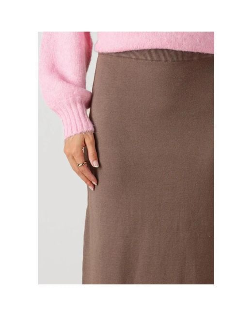 Ydence Midi Skirts in het Brown