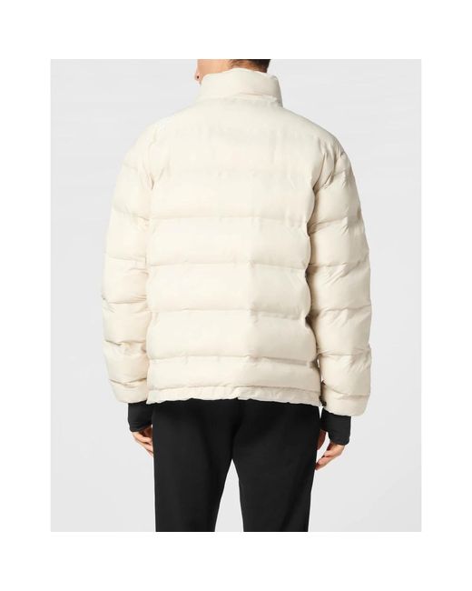 Philipp Plein Fitness ,Grijs ,Polyester Down Jacket Scratch in het Natural voor heren