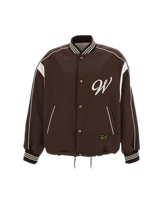 Wooyoungmi Brown Bomber Jackets for men