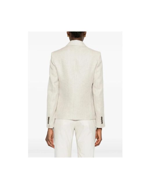 Brunello Cucinelli Blazer in het White
