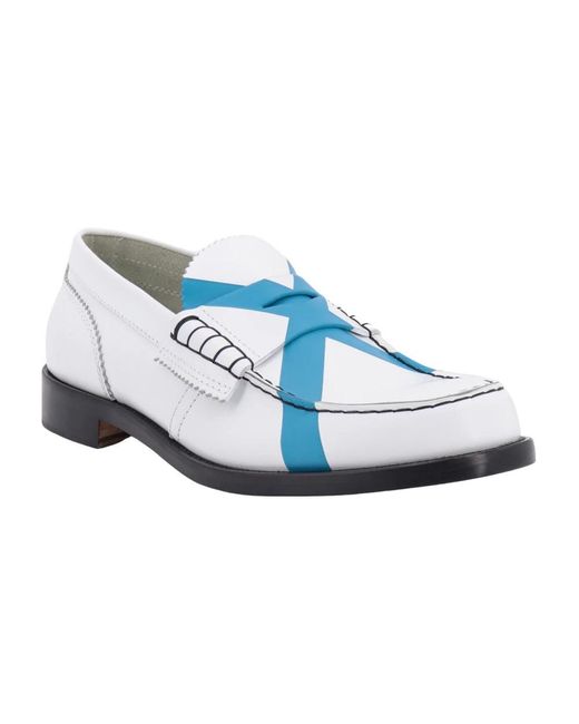 COLLEGE Blue Loafers for men