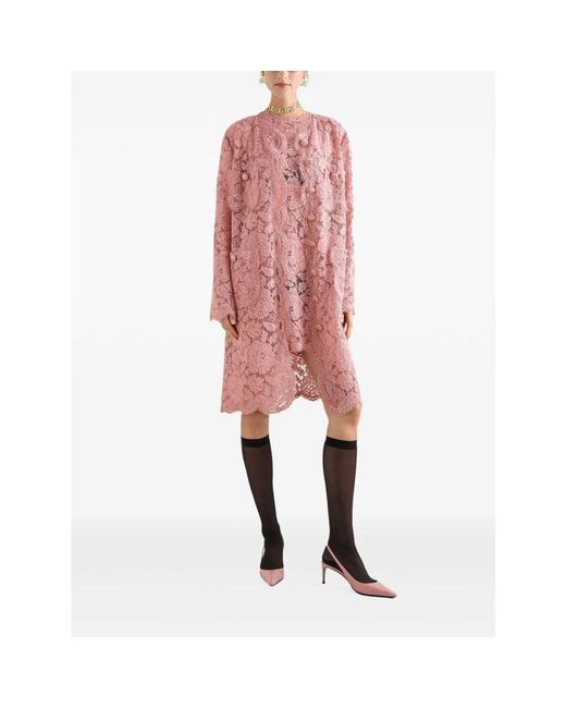 Short Dresses Dolce & Gabbana de color Pink