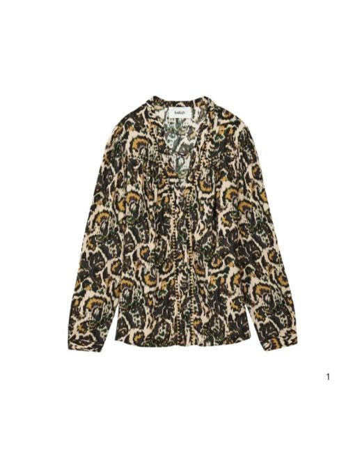 Ba&sh Overhemden ,Veelkleurig ,Moderne Witte Shirt Onada in het Green
