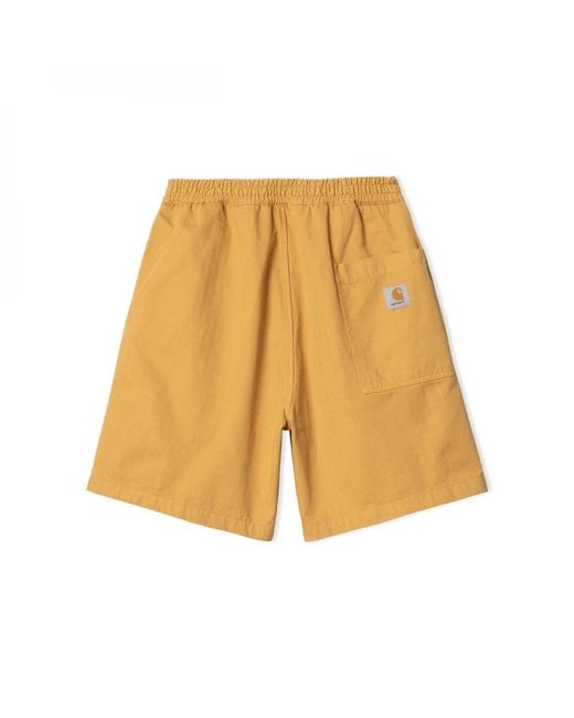 Carhartt Yellow Casual Shorts for men