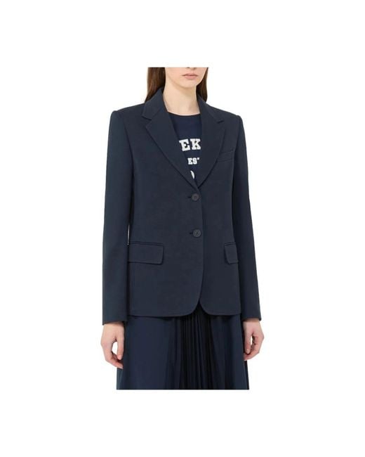 Weekend by Maxmara Wkdginnasta Jacket in het Blue