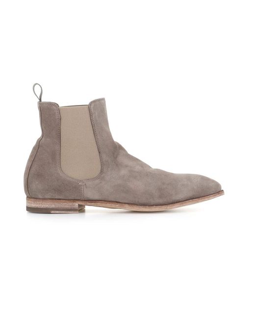 Officine Creative Gray Chelsea Boots for men
