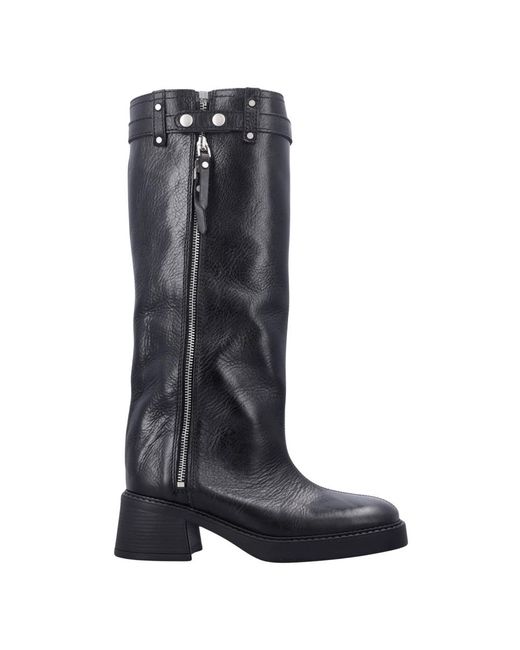 Miista Blue High Boots