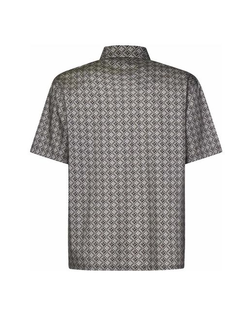 Emporio Armani Gray Short Sleeve Shirts for men