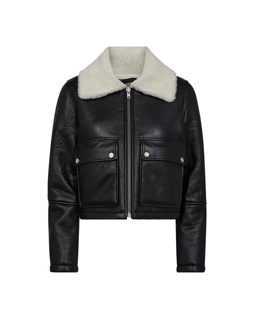 Haute L'Amitié Black Leather Jackets