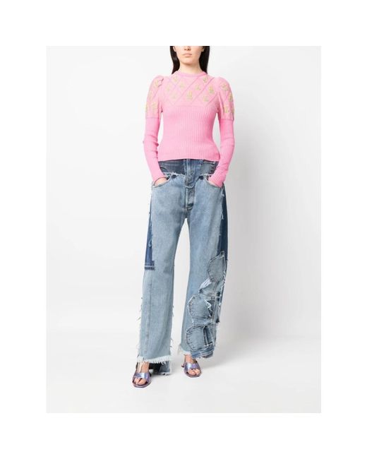 Cormio Pink Round-Neck Knitwear