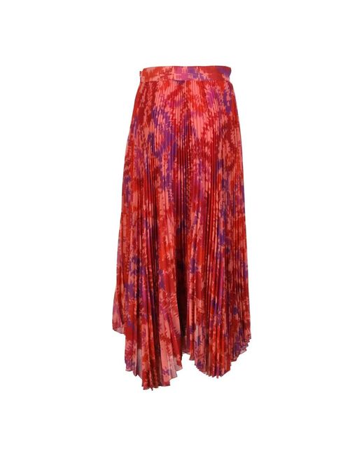 Maxi Skirts Dondup de color Red