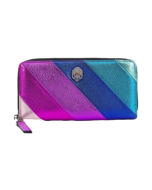 Zip around wallet di Kurt Geiger in Purple