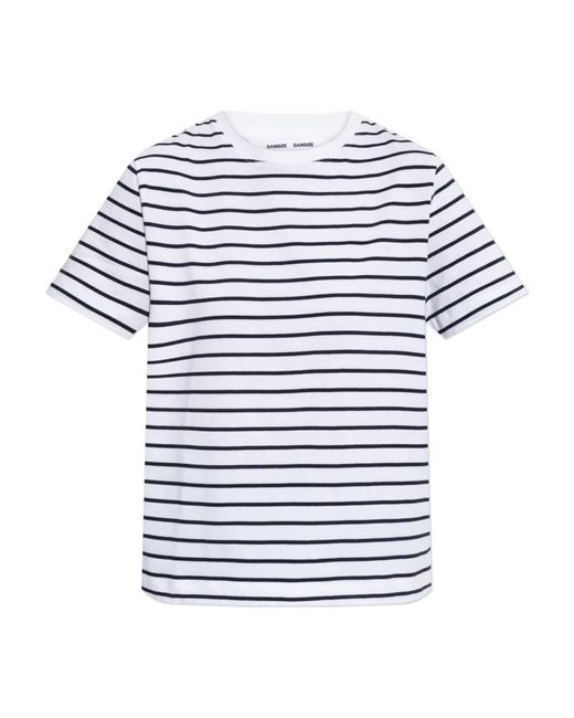 T-Shirts Samsøe & Samsøe de color Blue