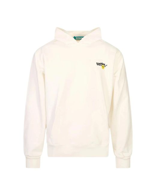Barrow 412 Cocco Hoodie in het White voor heren