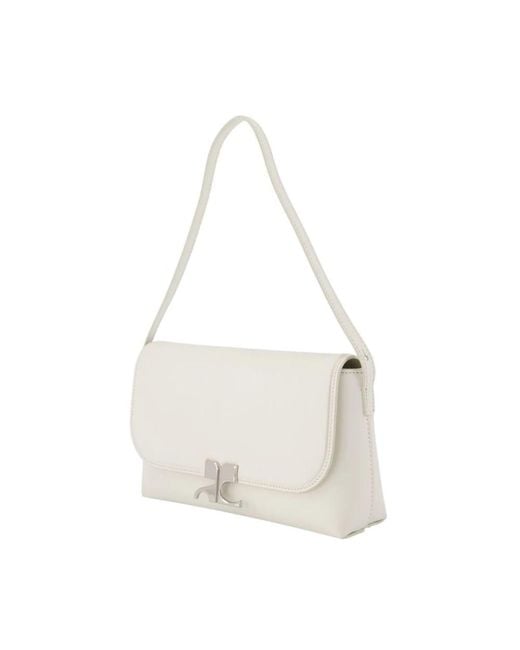 Courreges White Shoulder Bags