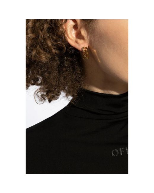 Earrings di Off-White c/o Virgil Abloh in Metallic