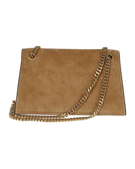 Tory Burch Natural Shoulder Bags