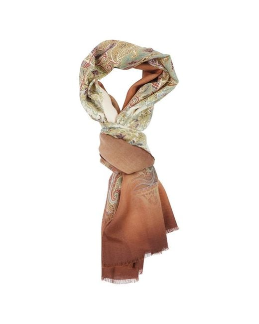 Etro Natural Winter Scarves for men