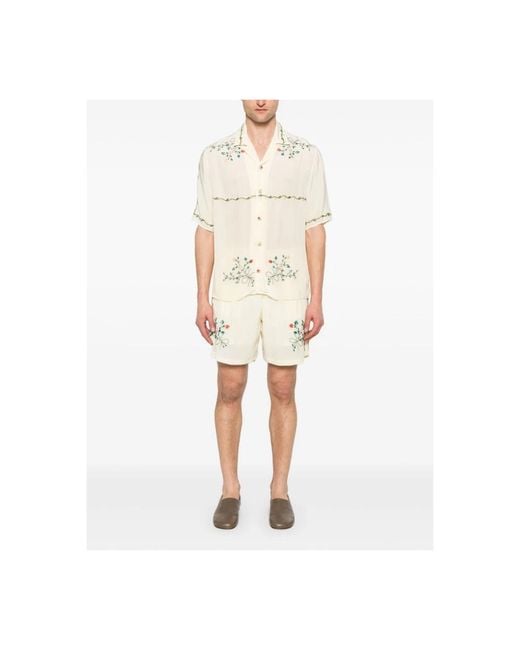 Paul & Joe White Short Sleeve Shirts for men