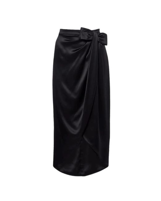 Valentino Black Midi Skirts