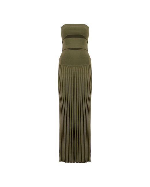 Christopher Esber Green Knitted Dresses