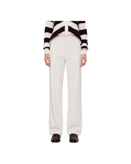 Kocca Broeken ,Wit ,Tailored Broeken in het White