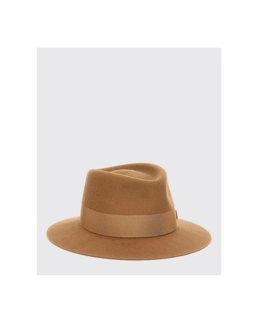 Maison Michel Brown Hats