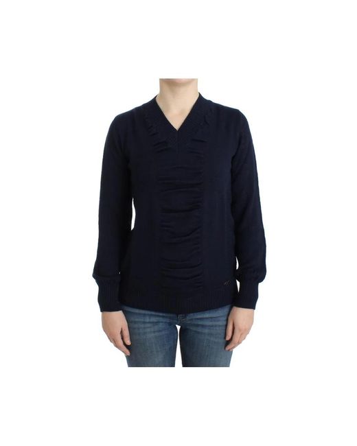 V-neck knitwear di CoSTUME NATIONAL in Blue