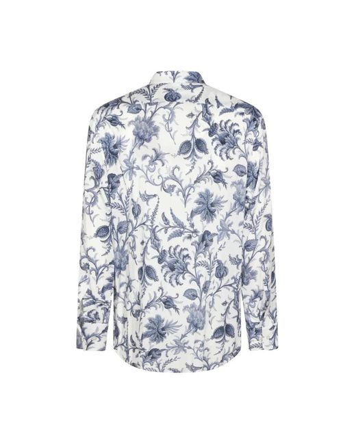 Etro Blue Casual Shirts for men