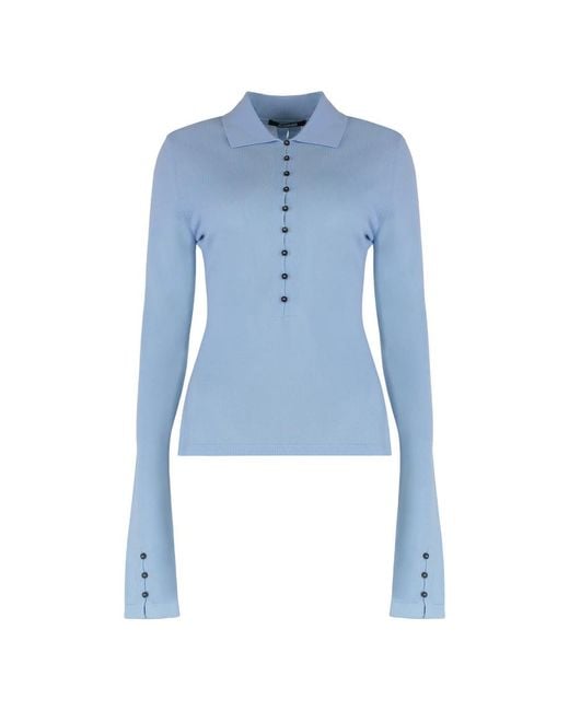 Round-Neck Knitwear Jacquemus en coloris Blue