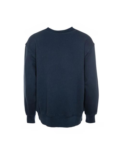 Levi's Hoodies & Sweatvesten ,Blauw ,Katoen Authentic Crew Sweatshirt in het Blue voor heren