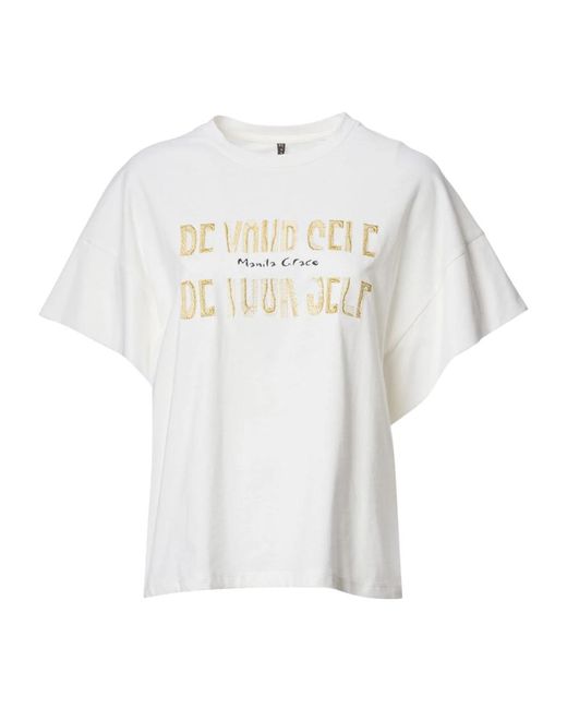 Manila Grace White T-Shirts