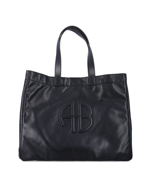 Anine Bing Black Shopping Bags