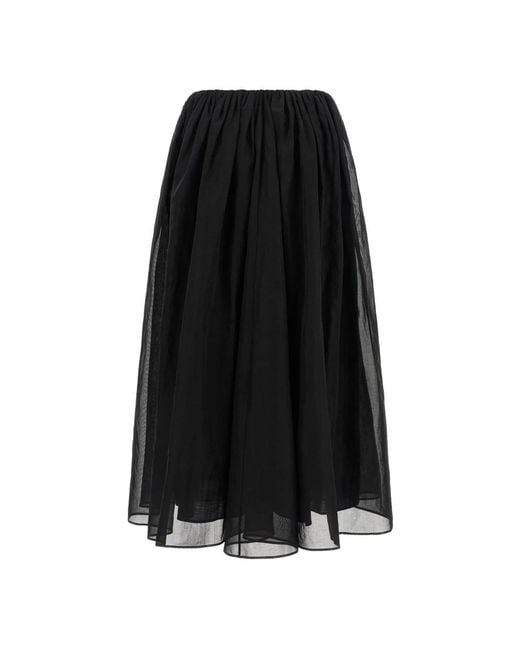 Brunello Cucinelli Black Midi Skirts
