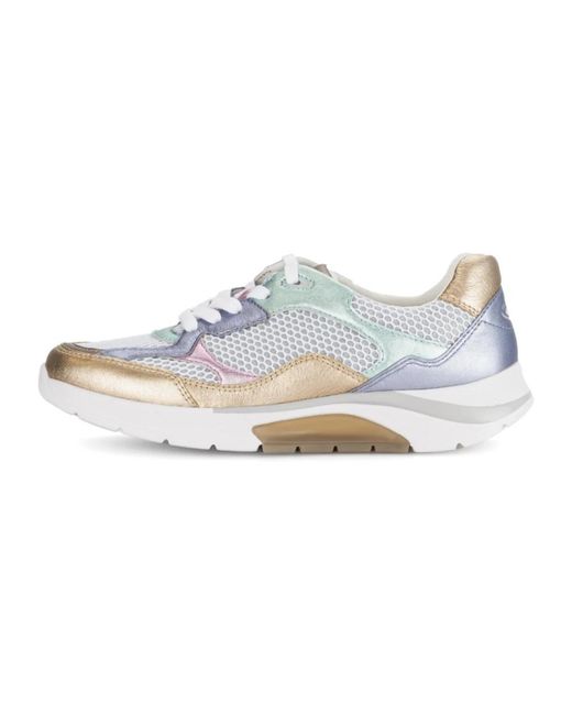 Gabor Blue Rollingsoft Sneaker